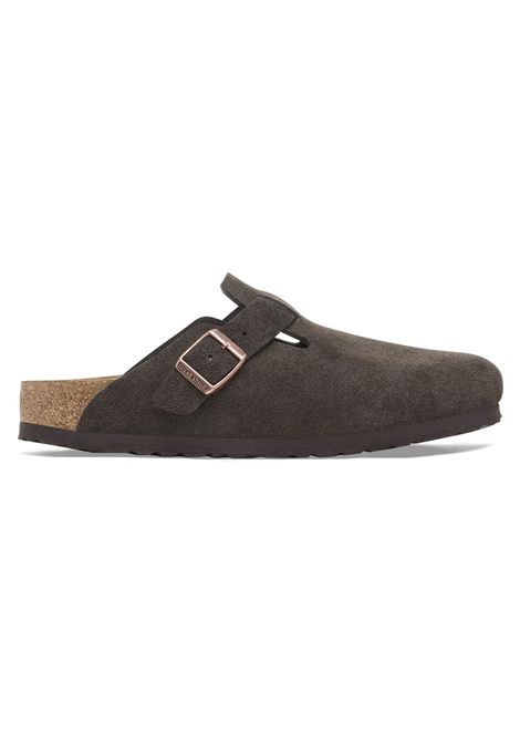 Birkenstock Boston Suede Leather Sandals Mocca Unisex BIRKENSTOCK | Sandals | 1027460-MOCCA