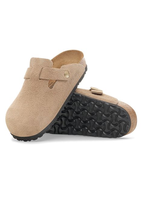 Birkenstock Boston Suede Leather Sandals Sandcastle Unisex BIRKENSTOCK | Sandals | 1030883-SAND