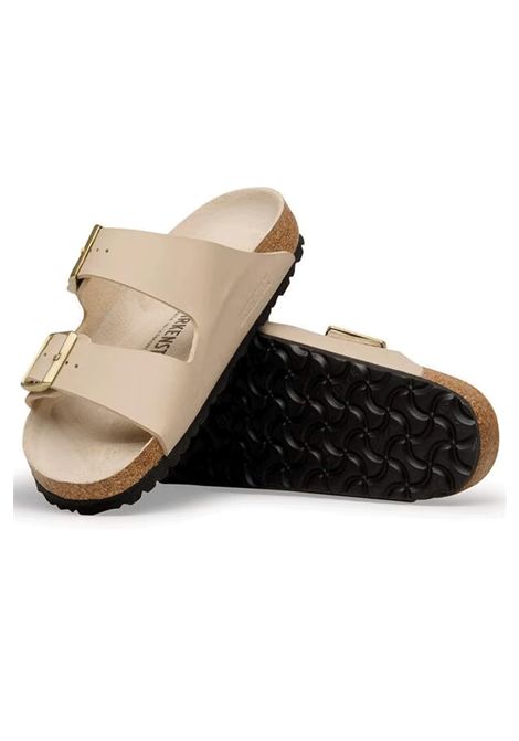 Sandali Birkenstock Arizona Birko-Flor Triples Beige Unisex BIRKENSTOCK | Sandali | 1031438-SAND