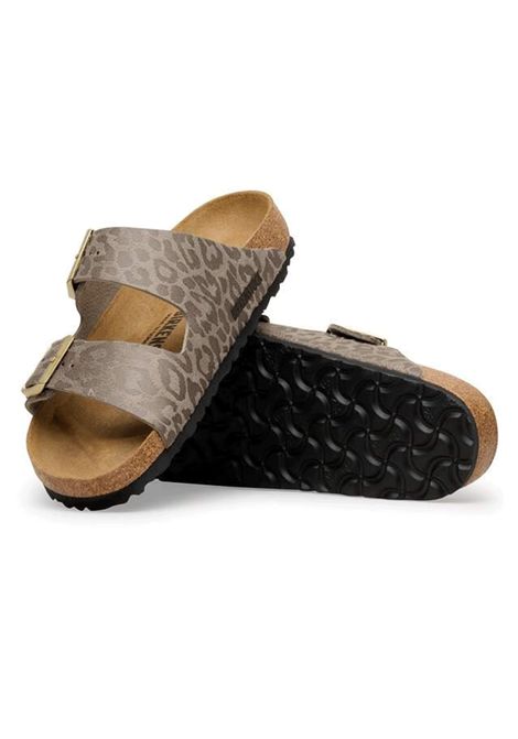 Sandali Birkenstock Arizona Leo Grigio Tortora Donna BIRKENSTOCK | Sandali | 1031941-LEO