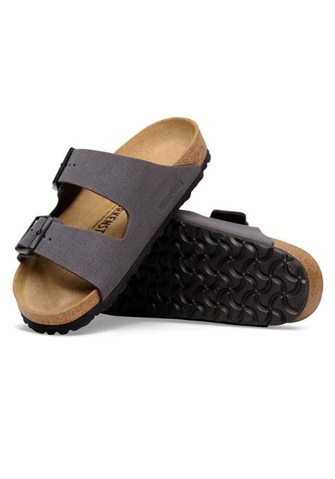 Sandali Birkenstock Arizona Velvet Grey Uomo BIRKENSTOCK | Sandali | 1032023-GRAY