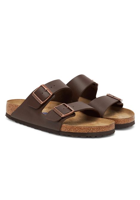 Sandali Birkenstock Arizona Soft Footbed Marrone Unisex BIRKENSTOCK | Sandali | 451161-BROWN