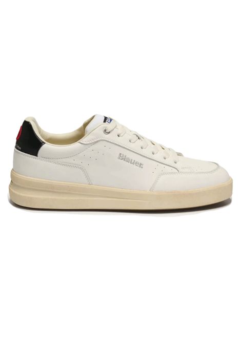 Blauer Kyoto01 Shoes White Black Men BLAUER | Sneakers | KYOTO01-WHITE
