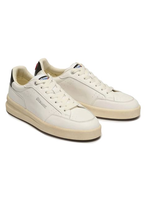Blauer Kyoto01 Shoes White Black Men BLAUER | Sneakers | KYOTO01-WHITE