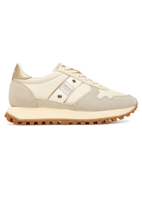 Scarpe Blauer Millen03 Beige Donna BLAUER | Sneakers | MILLEN03-CREAM