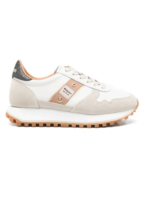 Blauer Millen03 Shoes Beige Black Women BLAUER | Sneakers | MILLEN03-CREAMBK