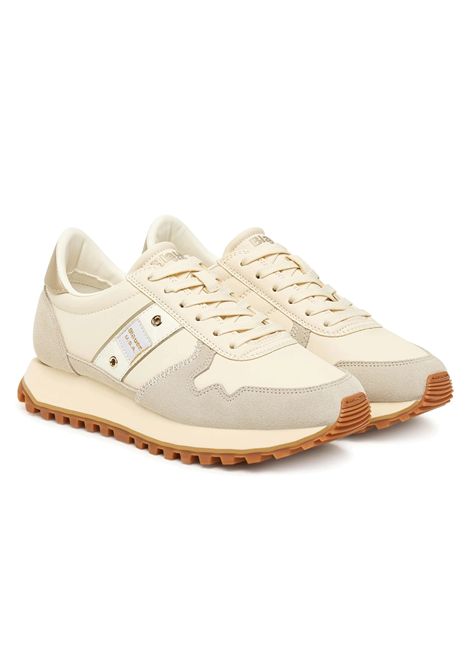 Scarpe Blauer Millen03 Beige Donna BLAUER | Sneakers | MILLEN03-CREAM