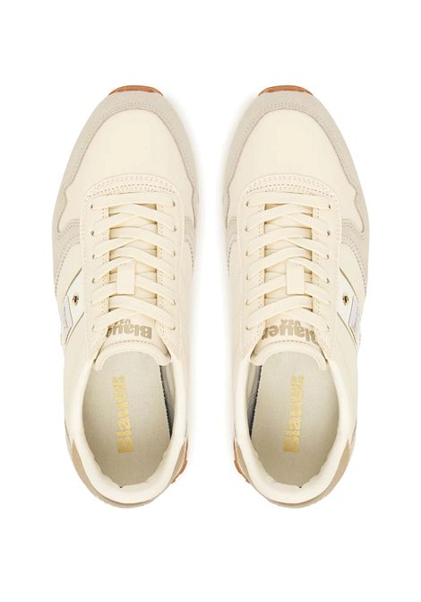 Scarpe Blauer Millen03 Beige Donna BLAUER | Sneakers | MILLEN03-CREAM