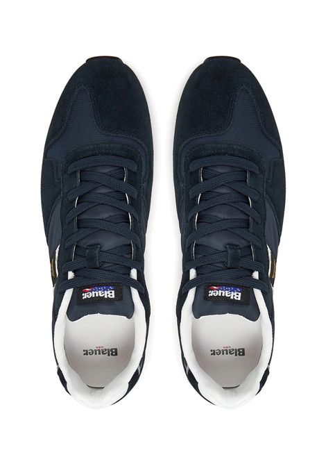 Blauer QUEENS01 Shoes Navy Blue White Men BLAUER | Sneakers | QUEENS01-NAVY