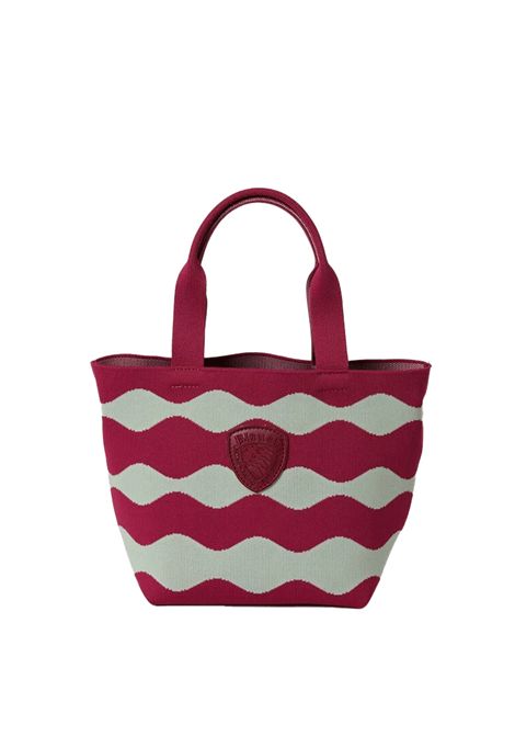 Blauer Knitted XS Beach Bag Purple Women BLAUER | Bags | XSBASKET01-PURPLE