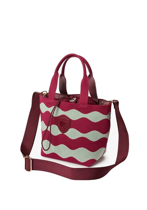 Blauer Knitted XS Beach Bag Purple Women BLAUER | Bags | XSBASKET01-PURPLE
