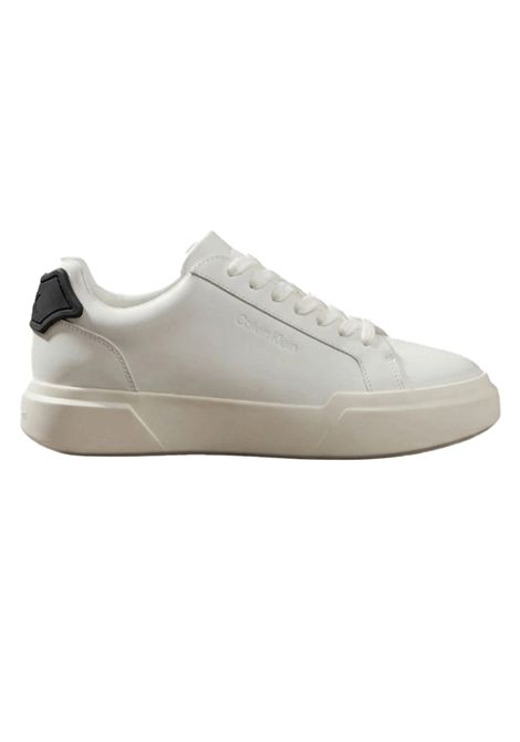 Scarpe Calvin Klein Chunky Cupsole LaceUp Rubber BT Bianco Nero Uomo CALVIN KLEIN | Sneakers | HM0HM02206-01W