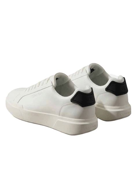 Scarpe Calvin Klein Chunky Cupsole LaceUp Rubber BT Bianco Nero Uomo CALVIN KLEIN | Sneakers | HM0HM02206-01W