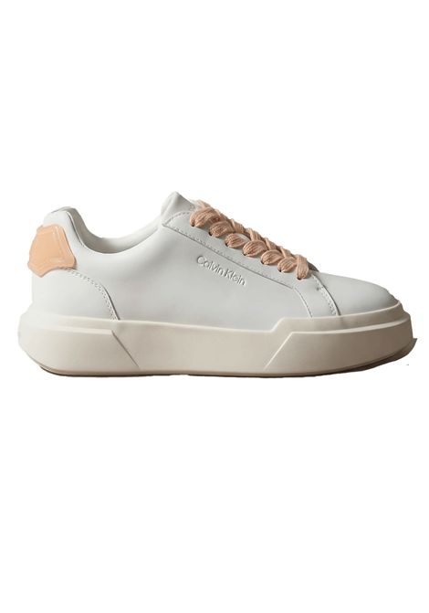 Calvin Klein Chunky Cupsole LaceUp Rubber BT Shoes White Powder Pink Women CALVIN KLEIN | Sneakers | HW0HW03096-05Z