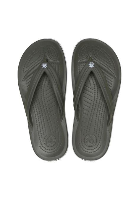 Crocs Crocband Flip U Flip-Flops Olive Green Unisex CROCS | Flip Flops | 11033-DUOV