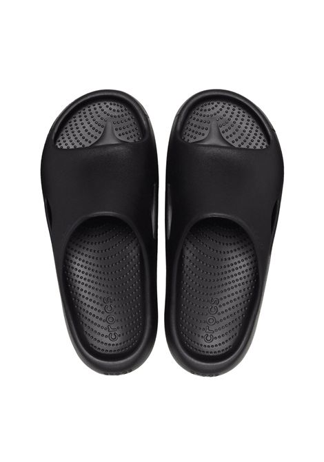 Crocs Mellow Slide Slippers Black Unisex CROCS | Slippers | 208392-BLK