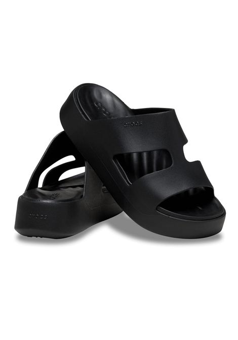 Crocs Getaway Platform H-Strap Sandals Black Women CROCS | Sandals | 209409-BLK