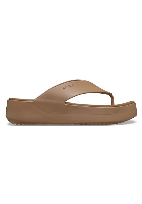 Sandali Crocs Getaway Platform Flip Latte Marrone Cioccolato Donna CROCS | Sandali | 209410-MICH