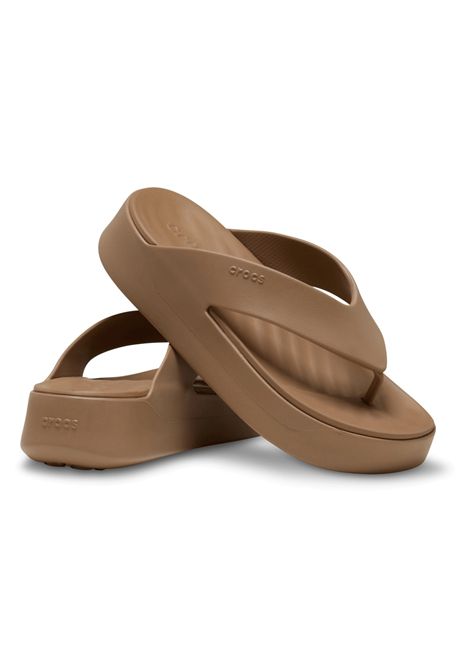 Sandali Crocs Getaway Platform Flip Latte Marrone Cioccolato Donna CROCS | Sandali | 209410-MICH