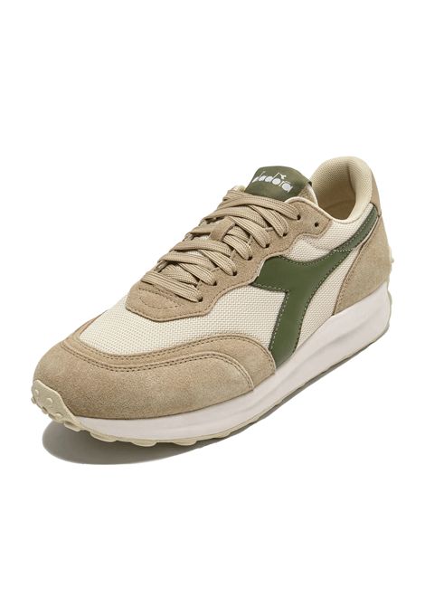 Diadora Race NY Shoes Beige Green Men DIADORA | Sneakers | 182141-70227
