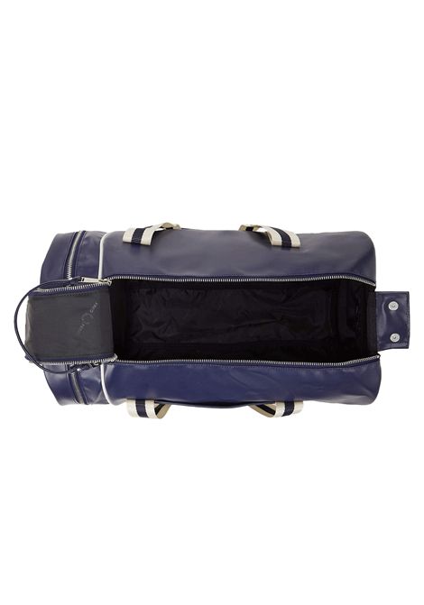 Borsone Fred Perry Classic Barrel Bag Blu Navy Ecru Unisex FRED PERRY | Borse | L7255-635