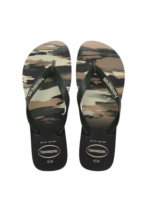 Infradito Havaianas Top Camu Nero Verde Oliva Unisex HAVAIANAS | Infradito | 4141398-9052