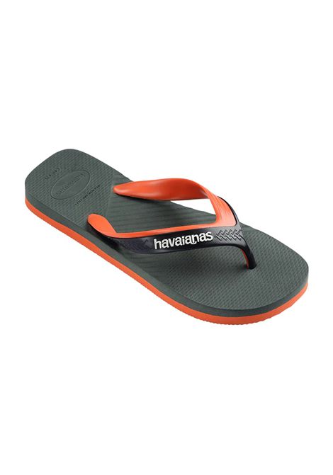 Infradito Havaianas Dual Verde Oliva Arancione Unisex HAVAIANAS | Infradito | 4145602-5983