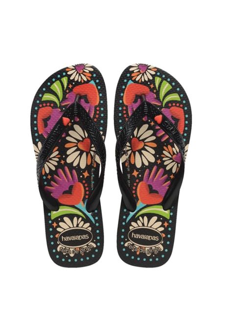 Infradito Havaianas Top Begonia Nero Multicolor Unisex HAVAIANAS | Infradito | 4150745-0090