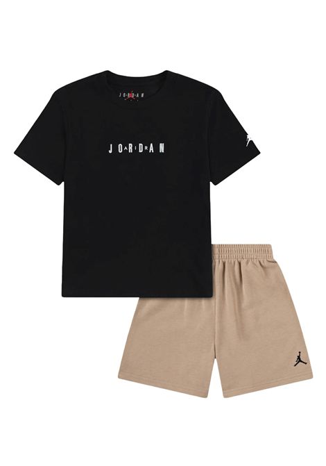 Set Jordan JDB MJ Wordmark Nero Beige Bambini JORDAN | Set | 85F758-X0L