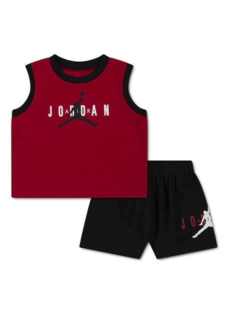 Set Jordan JDN 23 Jersey Rosso Nero Bambini JORDAN | Set | 85F904-023