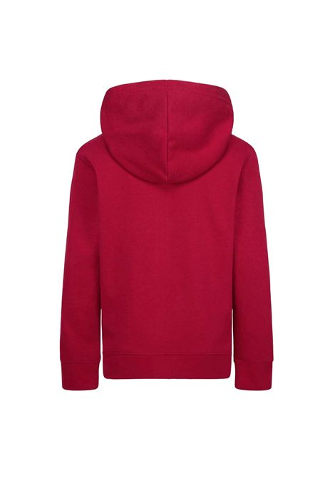 Felpa Jordan MJ Essentials French Terry con Zip e Cappuccio Rosso Ragazzi JORDAN | Felpe | 95C573-R78