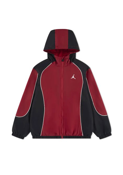 Giubbino Jordan JDB Colorblock Wind Jacket Rosso Nero Ragazzi JORDAN | Giubbini | 95F395-R78