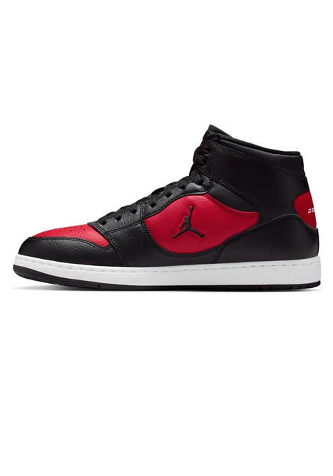 Scarpe Jordan Court Connect Mid Nero Rosso Uomo JORDAN | Sneakers | IQ5685-006