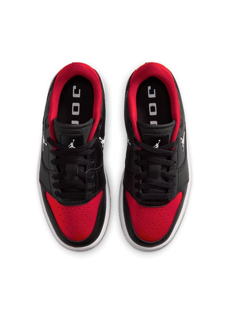 Jordan Court Connect Low Shoes Black Red Junior JORDAN | Sneakers | IQ6016-003