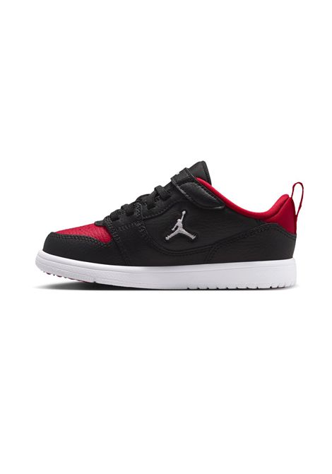 Jordan Court Connect Low Shoes Black Red Kids JORDAN | Sneakers | IQ6046-003