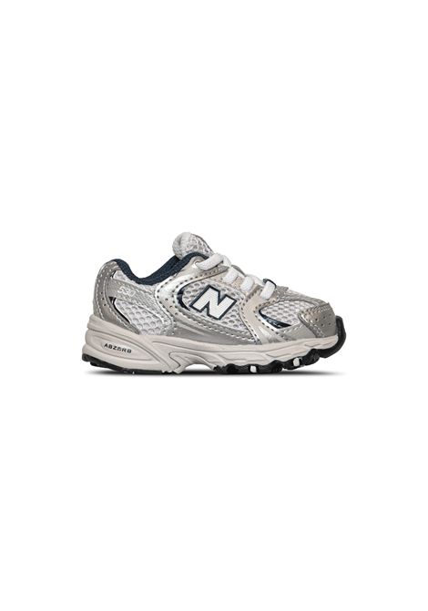 Scarpe New Balance 530 Bungee Lace Bianco Argento Navy Infant NEW BALANCE | Sneakers | IZ530-KA