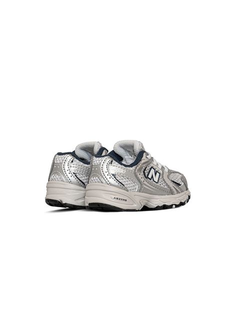 Scarpe New Balance 530 Bungee Lace Bianco Argento Navy Infant NEW BALANCE | Sneakers | IZ530-KA