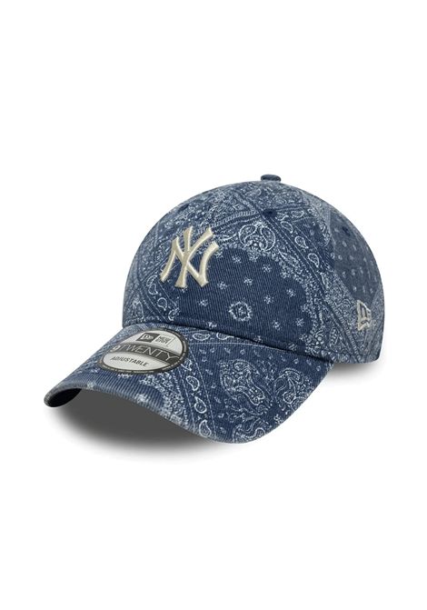 New Era 9TWENTY New York Yankees MLB Washed Paisley Cap Blue Unisex NEW ERA | Caps | 60771823-