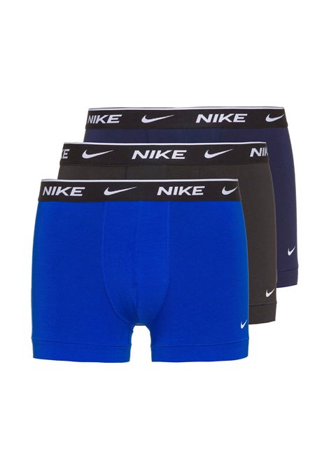 Boxer Nike Underwear Everyday Stretch 3 Pack Nero Navy Royal Uomo NIKE UNDERWEAR | Intimo | KE1008-9J1