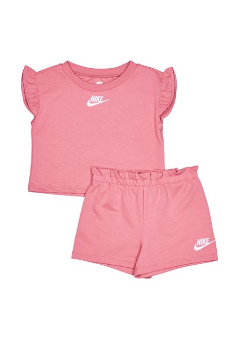 Nike Ruffle French Terry Set Peony Kids NIKE | Set | 36N024-AN5