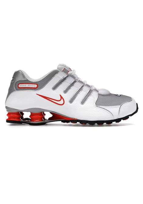 Nike Shox NZ Shoes White Silver Red Men NIKE | Sneakers | 378341-104