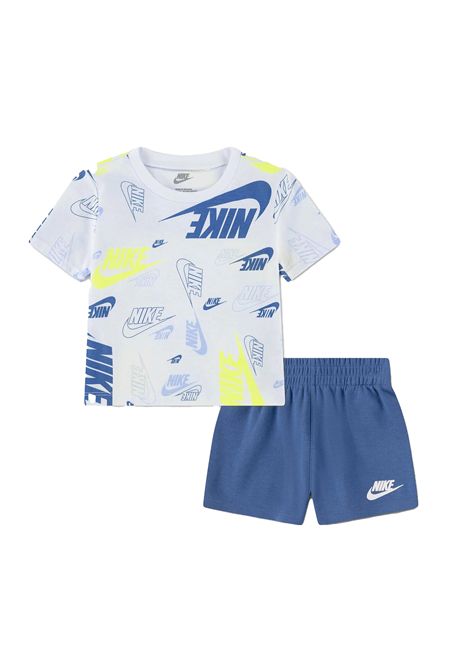 Nike AOP French Terry Set Blue Infant NIKE | Set | 66N043-B4T