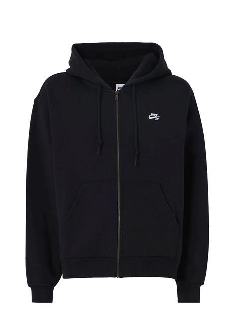 Felpa Nike Sportswear Club French Terry con Zip e Cappuccio Nero Uomo NIKE | Felpe | FN3884-010