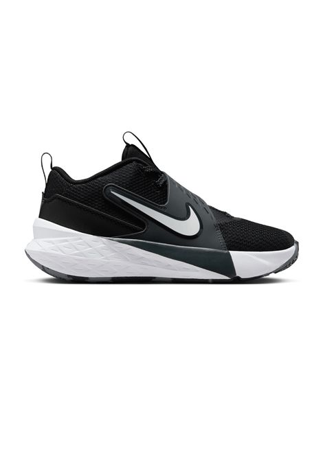 Nike Team Hustle D 12 Shoes Black White Junior NIKE | Sneakers | HF6279-002