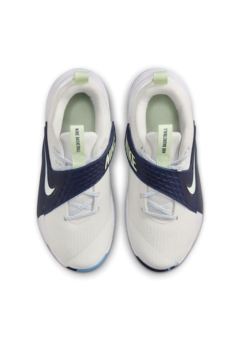 Nike Team Hustle D 12 Shoes White Blue Junior NIKE | Sneakers | HF6279-104