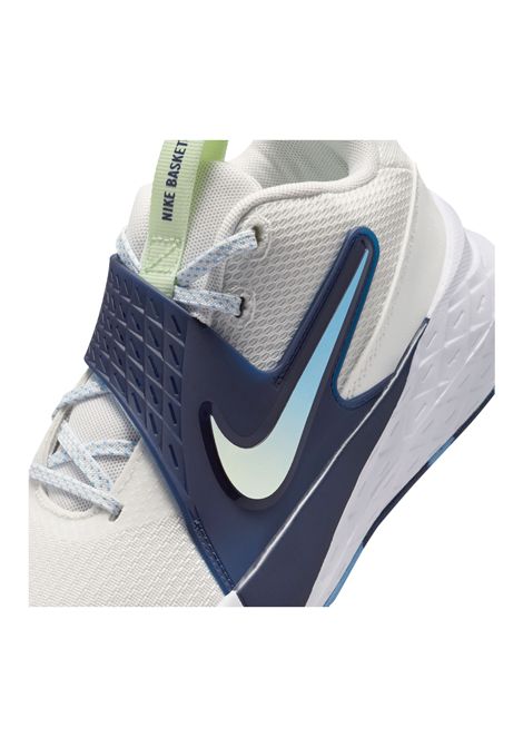 Nike Team Hustle D 12 Shoes White Blue Junior NIKE | Sneakers | HF6279-104