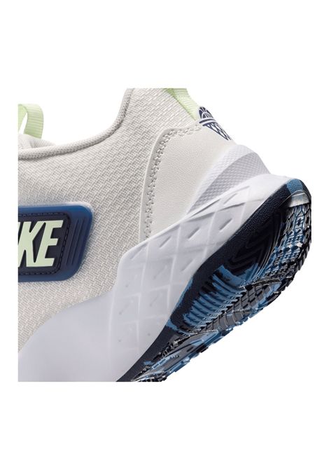 Nike Team Hustle D 12 Shoes White Blue Junior NIKE | Sneakers | HF6279-104