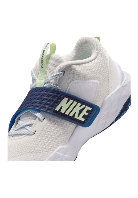 Nike Team Hustle D 12 Shoes White Blue Junior NIKE | Sneakers | HF6279-104