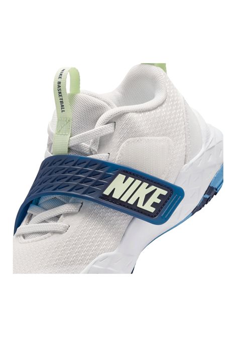 Scarpe Nike Team Hustle D 12 Bianco Blu Bambini NIKE | Sneakers | HF6280-104