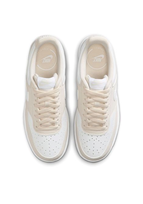 Scarpe Nike Court Vision Low Nero Beige Bianco Donna NIKE | Sneakers | IM1652-002